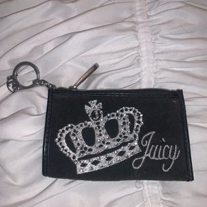 Black Juicy Couture Keychain/Cardholder